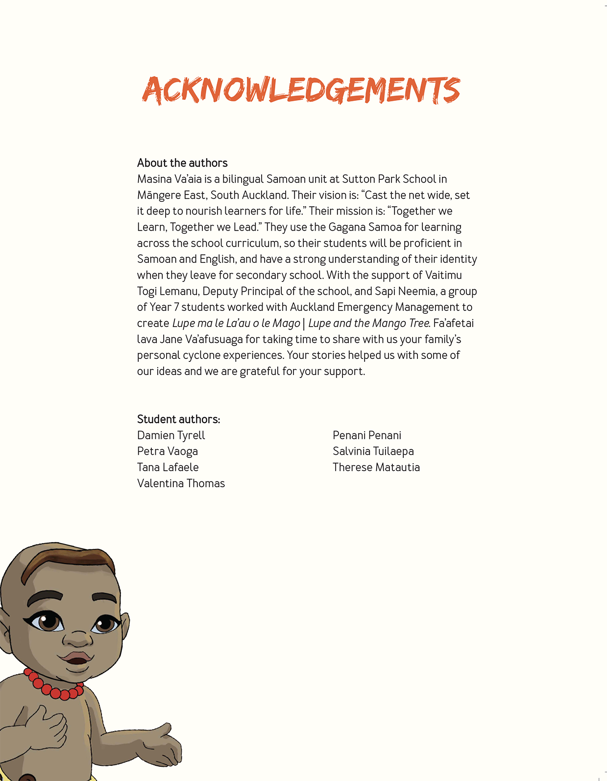 Acknowledgements